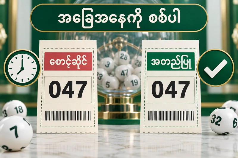 တူညီသော 047 ရွေးချယ်မှုအတွက် စောင့်ဆိုင်းမှုနှင့် အတည်ပြုမှုကို ခွဲပြသော စိတ်ကူးထီလက်မှတ်များ